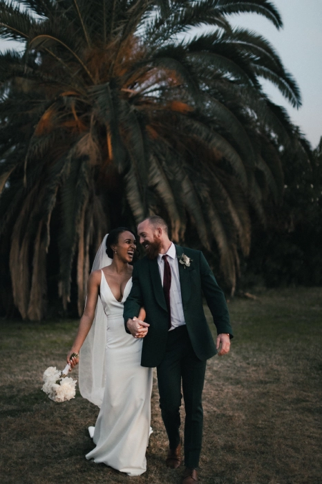 Photo des mariés prise par Jakob Owens